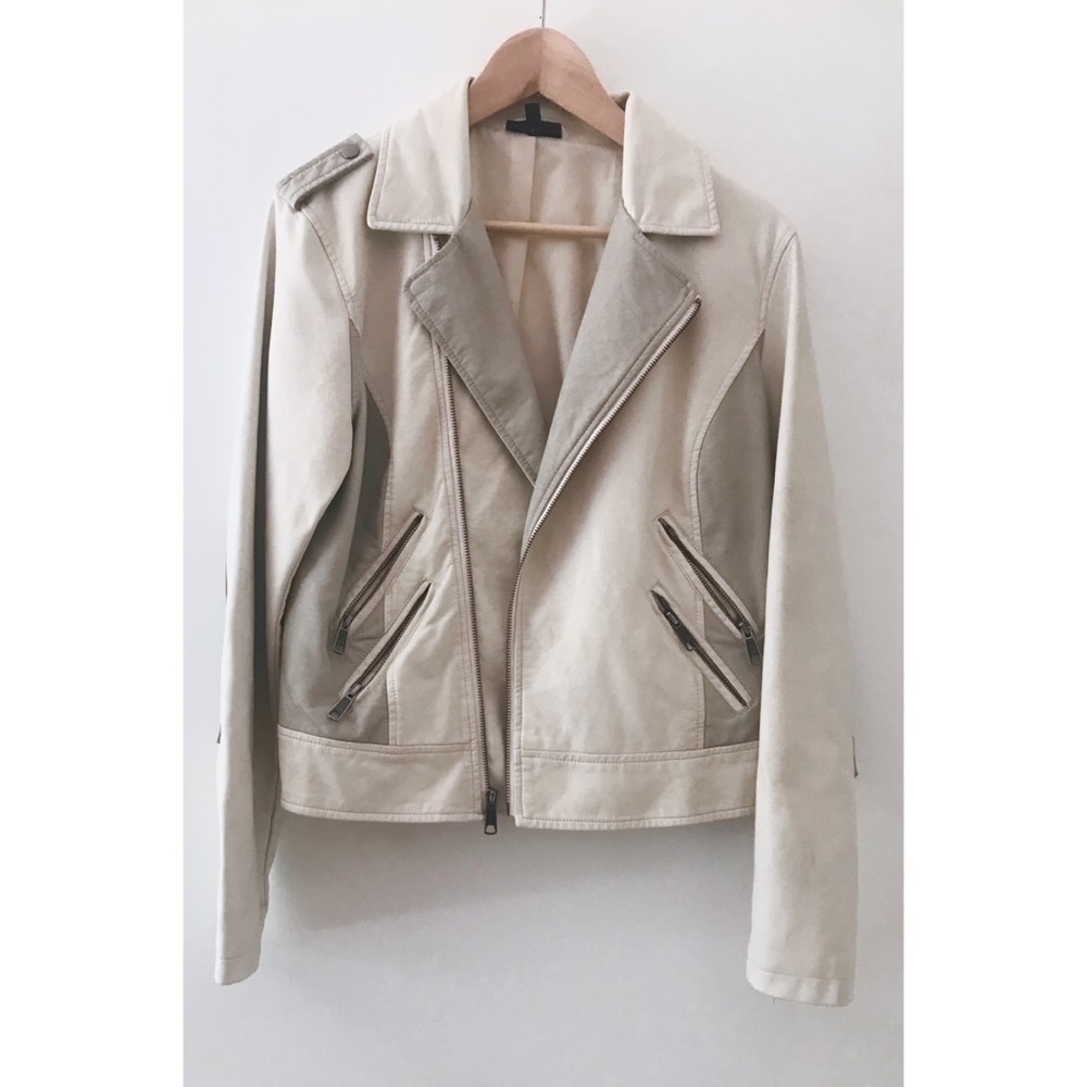 Faux Leather Moto Jacket